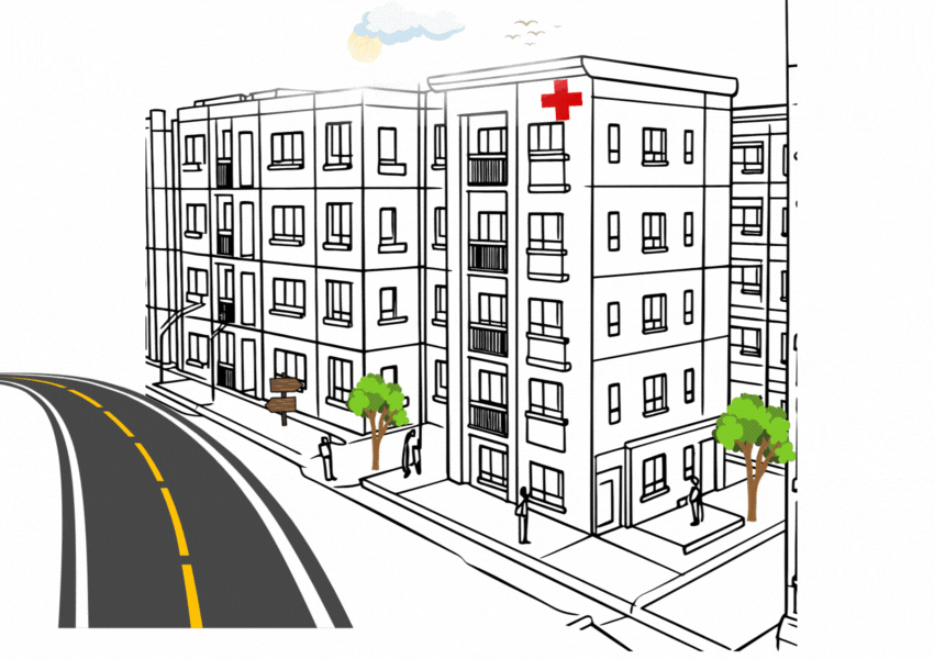 AI powered insurance concept illustration